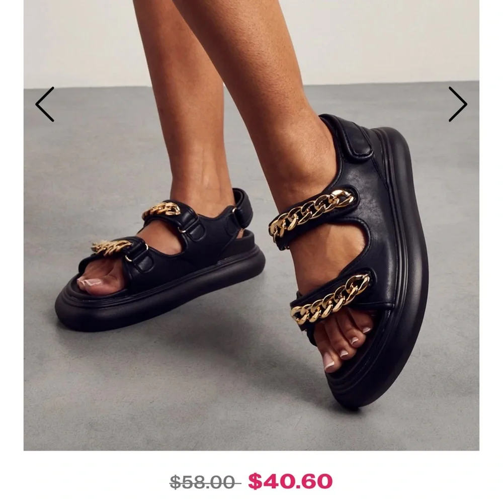 chunky chain sandals 🌙 - Picture 5 of 8